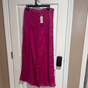 Adore Magenta Wide Leg Pants